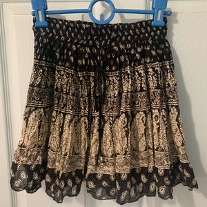 Band of Gypsies Mini Boho Hippy Skirt - Size XS